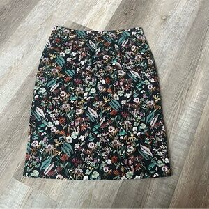 💥Christopher &‎ Banks Skirt Wild Flower Field Print💥